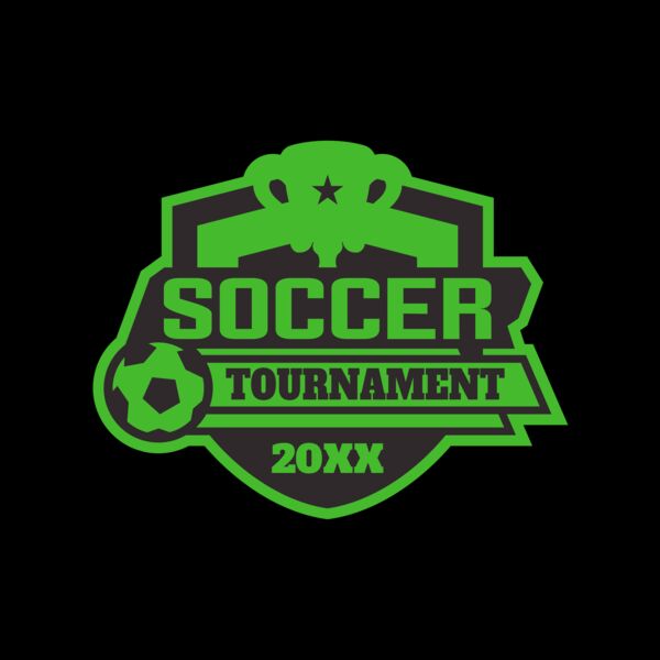 Soccer Tournament logo template 02 Thumbnail