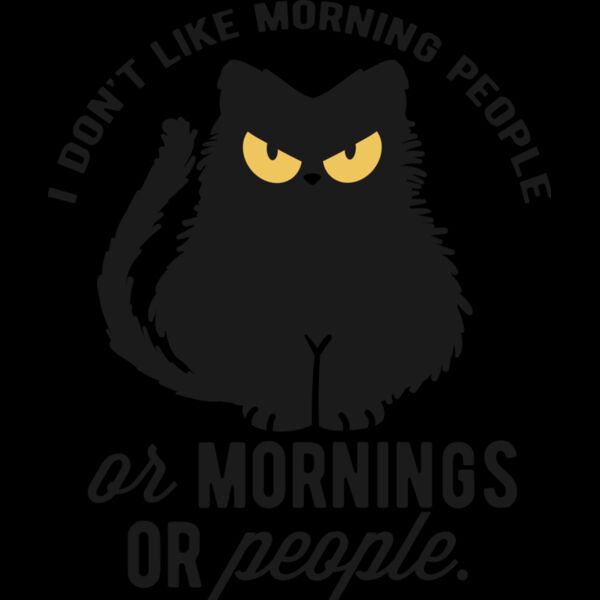I dont like morning people SVG Thumbnail