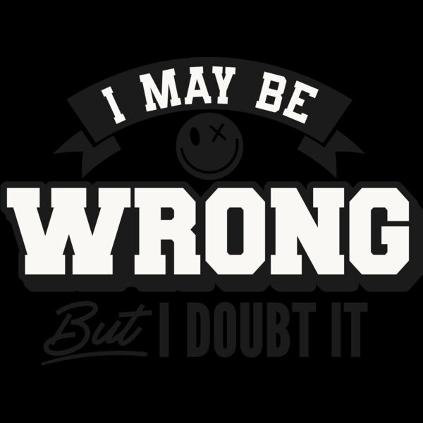 I may be wrong SVG Thumbnail