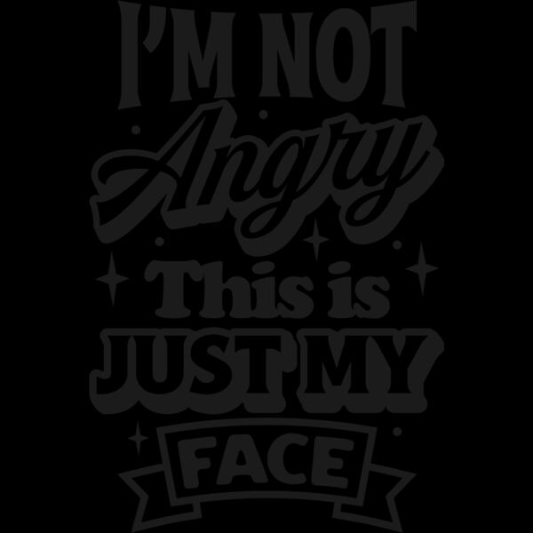 Im not angry SVG Thumbnail