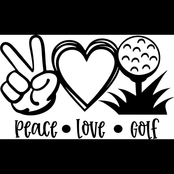 peace love golf Thumbnail