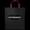 Varsity cotton shopper short handle Thumbnail