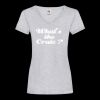 Women's valueweight v-neck T Thumbnail
