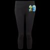 Women's TriDri® recycled performance leggings 3/4 length Thumbnail