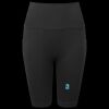 Women’s TriDri® ribbed seamless '3D Fit' cycle shorts Thumbnail